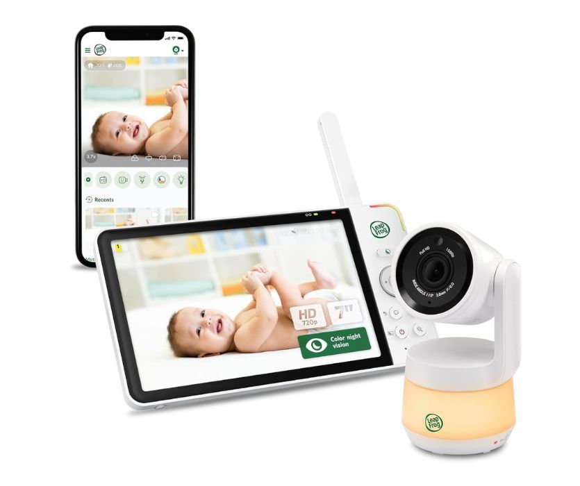 LeapFrog Baby Monitor com tela e smartphone